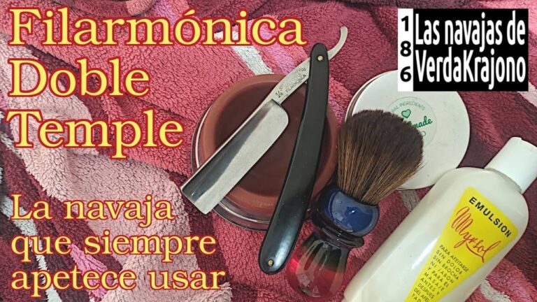 La Maestría de la Navaja de Afeitar Filarmónica Doble Temple