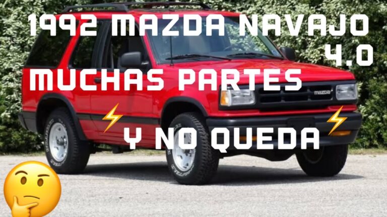 Mazda Navajo 1992: Un Cl&aacute;sico del Todo Terreno