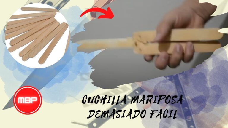Arte y Funcionalidad: La Navaja Mariposa de Madera