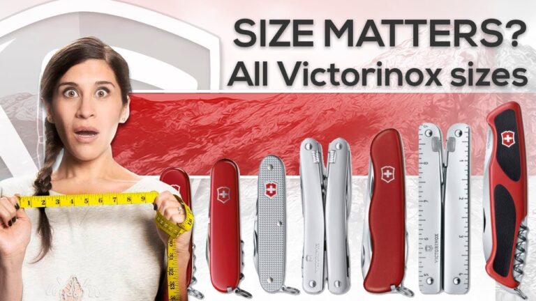 Guía de Tamaños de Navajas Victorinox