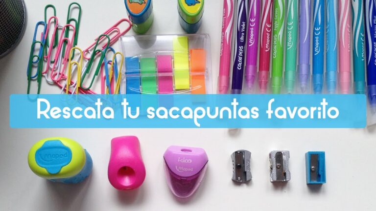 C&oacute;mo quitar la navaja de un sacapuntas