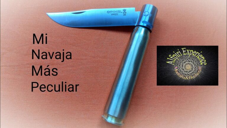Todo sobre la navaja casquillo bala: usos y beneficios