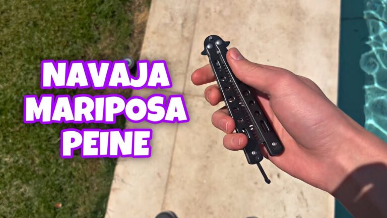 Guía Completa sobre la Navaja Mariposa con Peine