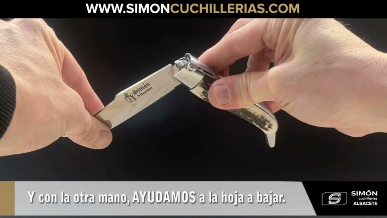Guía práctica para cerrar una navaja Albainox