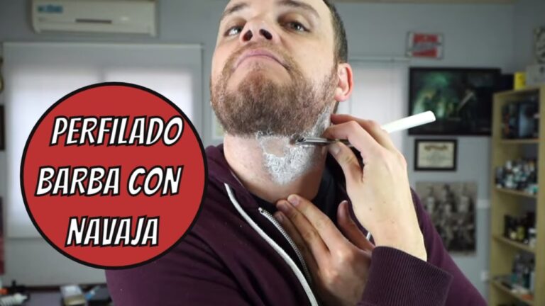 Guía práctica para delinear la barba con navaja