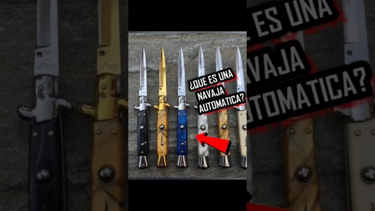 Todo sobre las navajas automáticas: definición y características